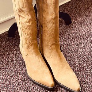 Tan Agency Boots